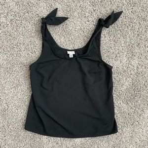 Black Tie Shoulder Tank